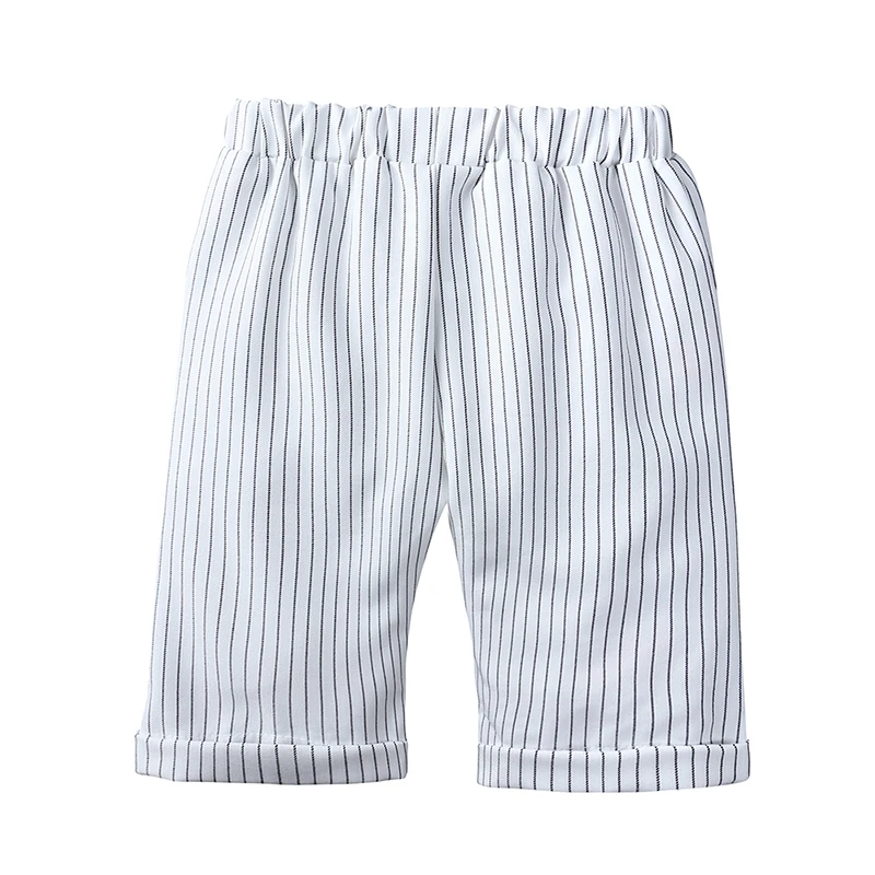 Baby Boy Gentleman Clothes Set Summer Suit For Toddler Striped Shirt with Bow Tie+ Short pants Formal Boys set TZ670 |