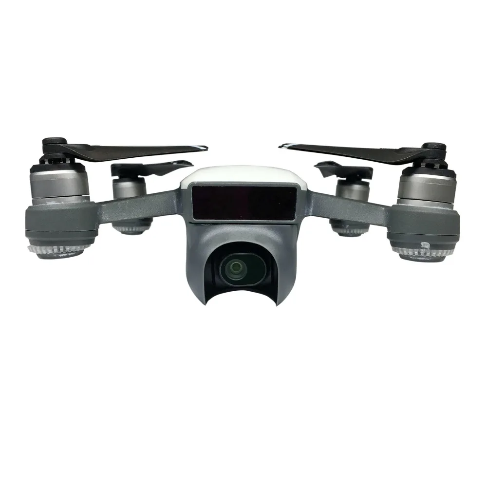 Крышка объектива камеры для дрона DJJ Spark аксессуары Gimbal Защита от солнца Капюшон защитный чехол антибликовый солнцезащитный
