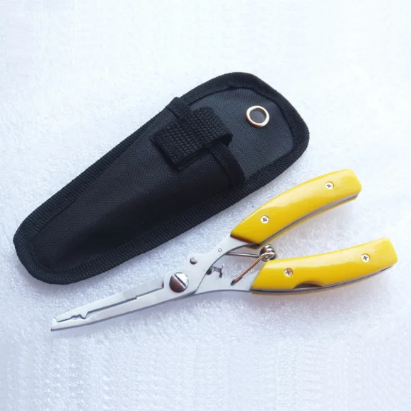 Рыболовные плоскогубцы из нержавеющей стали Nynon Carbon PE для резки лески приманки