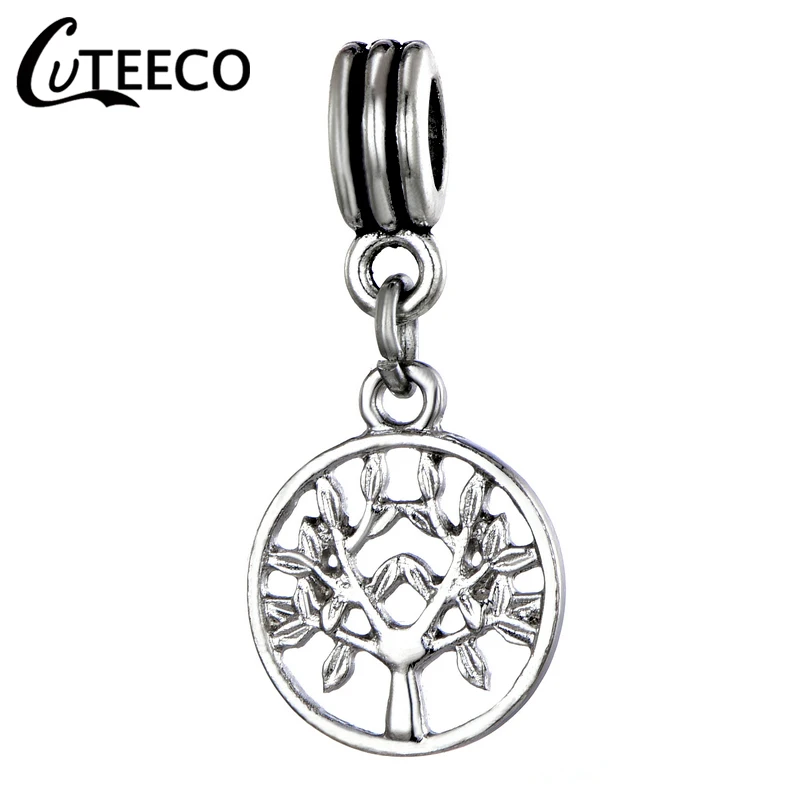 CUTEECO Европейское Дерево жизни Подвеска бусины подходят для бренда