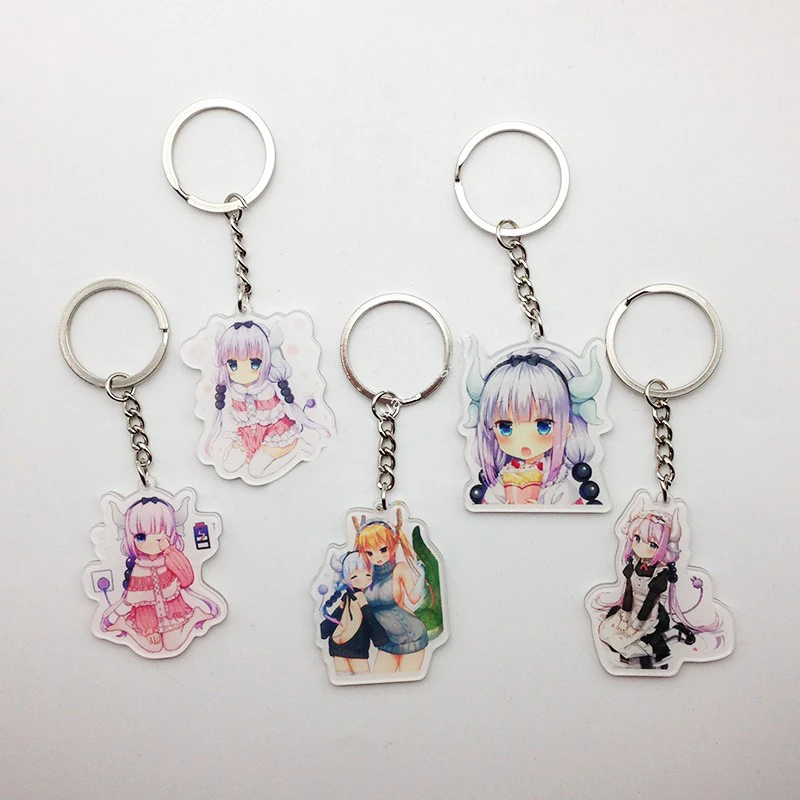 9 шт./компл. Miss Kobayashi's Dragon Maid Tohru Kanna Kamui полный комплект брелок Подвесные Брелки miss