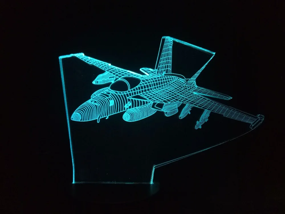 Светодиодный ночник 3D для домашнего декора настольный светильник моделирования