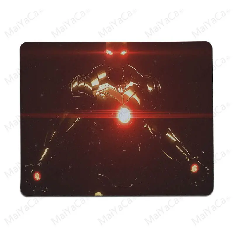 LockEdge 20x25cm MaiYaCa Новые поступления Железный человек 3 Ретро иллюстрация большой коврик для мыши PC компьютерный коврик Размер для 18*22 20*25 25*29 30*90 и 40*90 см - Цвет: LockEdge 20x25cm