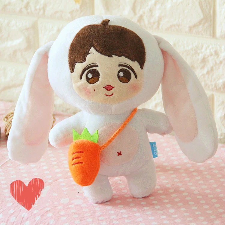 Новый милый EXO куклы прекрасный кролик с длинными ушами кролика Плюшевые игрушки