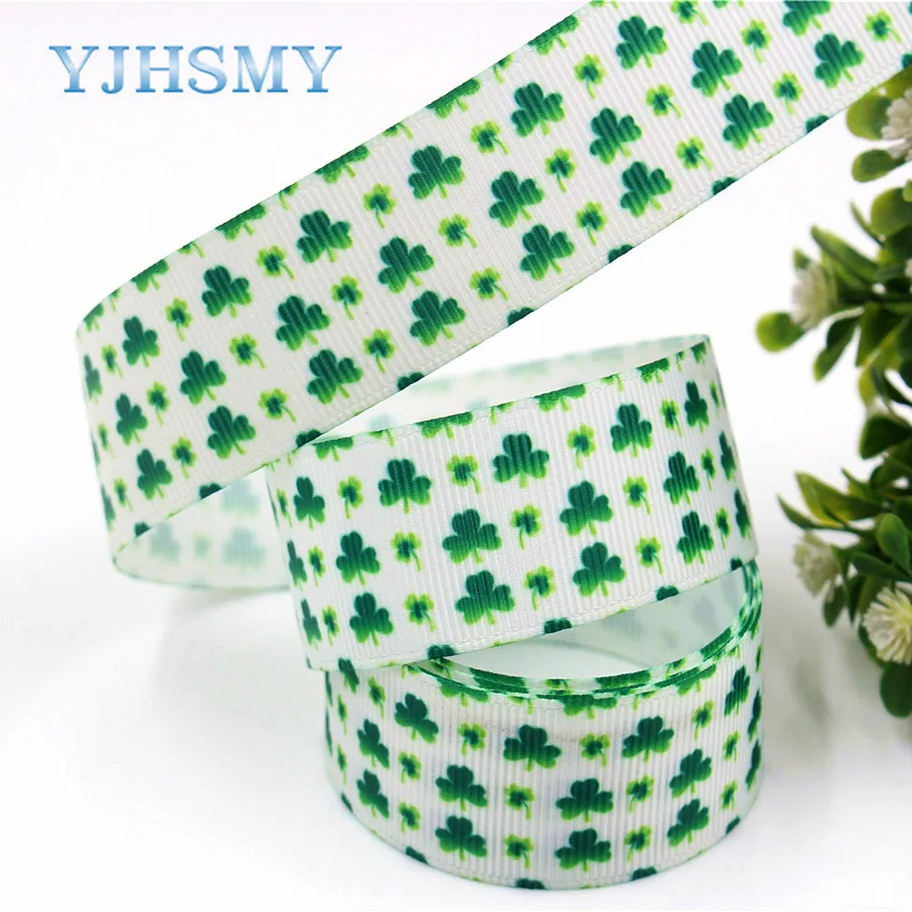 Yjhsmy 1712083 3 ярдов 25 мм мультфильм ленты термотрансферной печати Grosgrain Свадебные