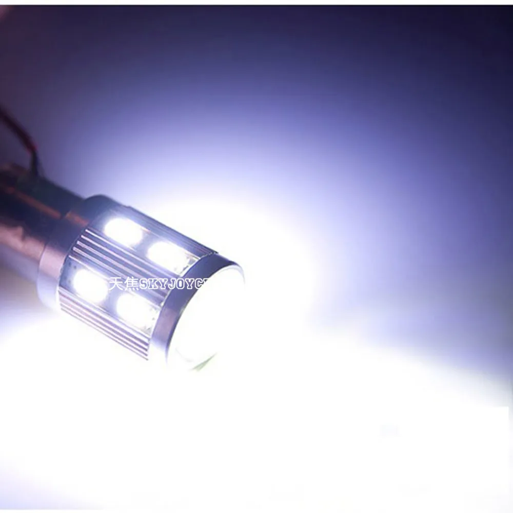 100 X S25 1156 BA15S P21W 5730 12SMD 12V Авто Лампа сигнала поворота обратный задние фонари