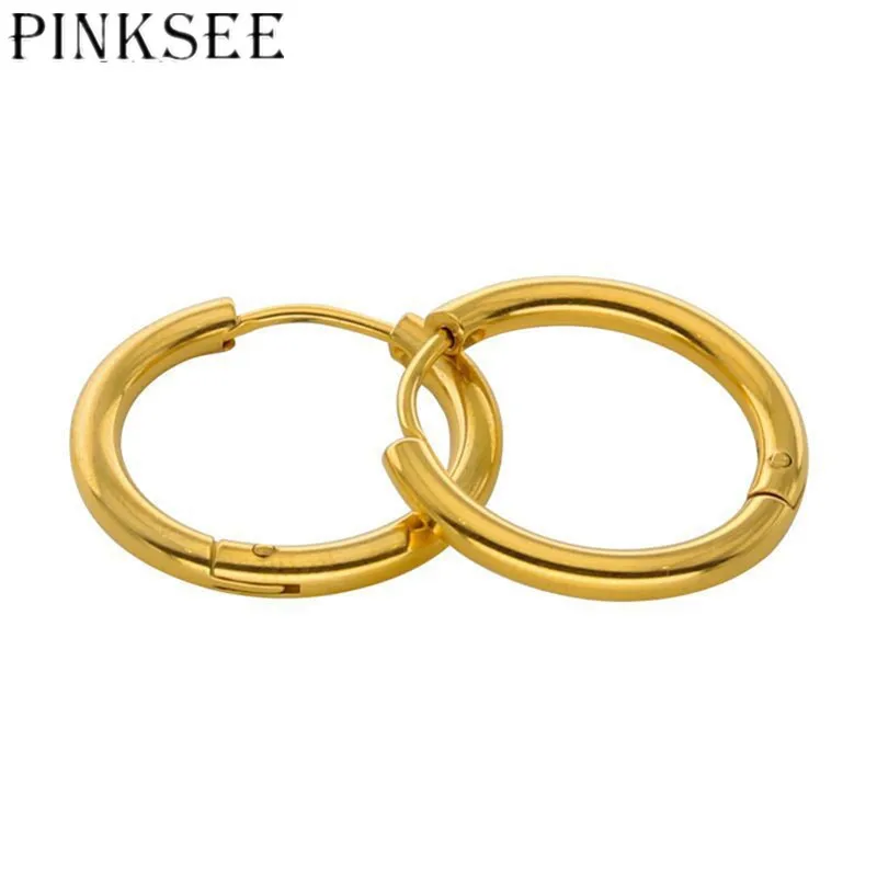 Женские и мужские модные серьги гвоздики из нержавеющей стали гипоаллергенные 3