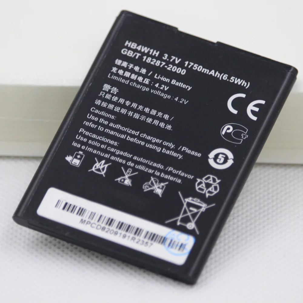 Внутренняя литий-ионная батарея 20 шт./лот 1750 мАч HB4W1H для HUAWEI Y210 G510 G520 G525 C8813