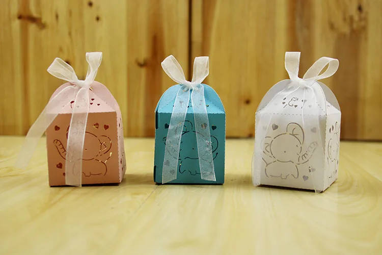 3000 шт. креативная лазерная резка с вырезами слон мультяшное животное для