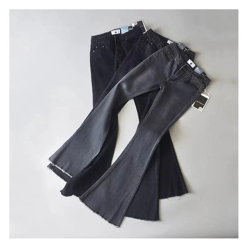 Женские джинсы с высокой талией обтягивающие рваные джинсовые штаны сексуальные