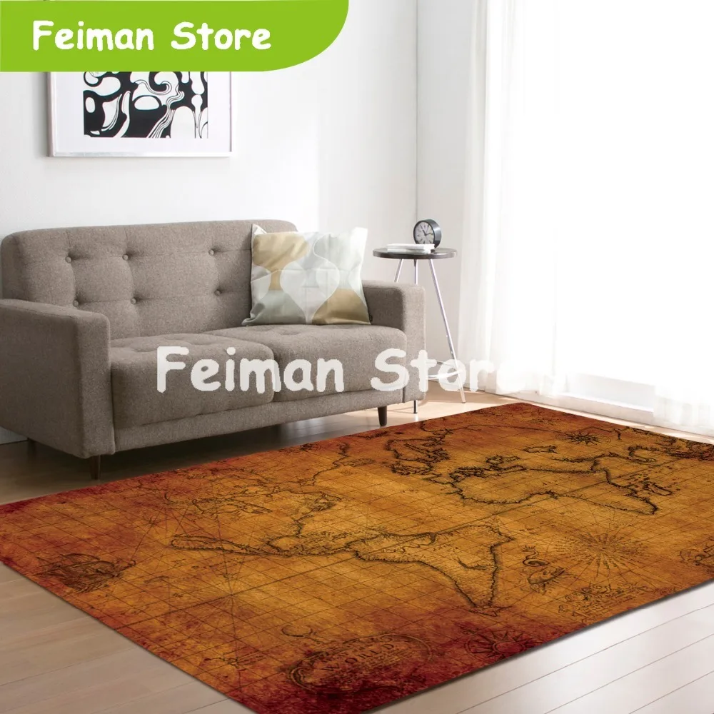 Большой мир карта ковры ковер спальня дети ребенок играть ползать коврик пены