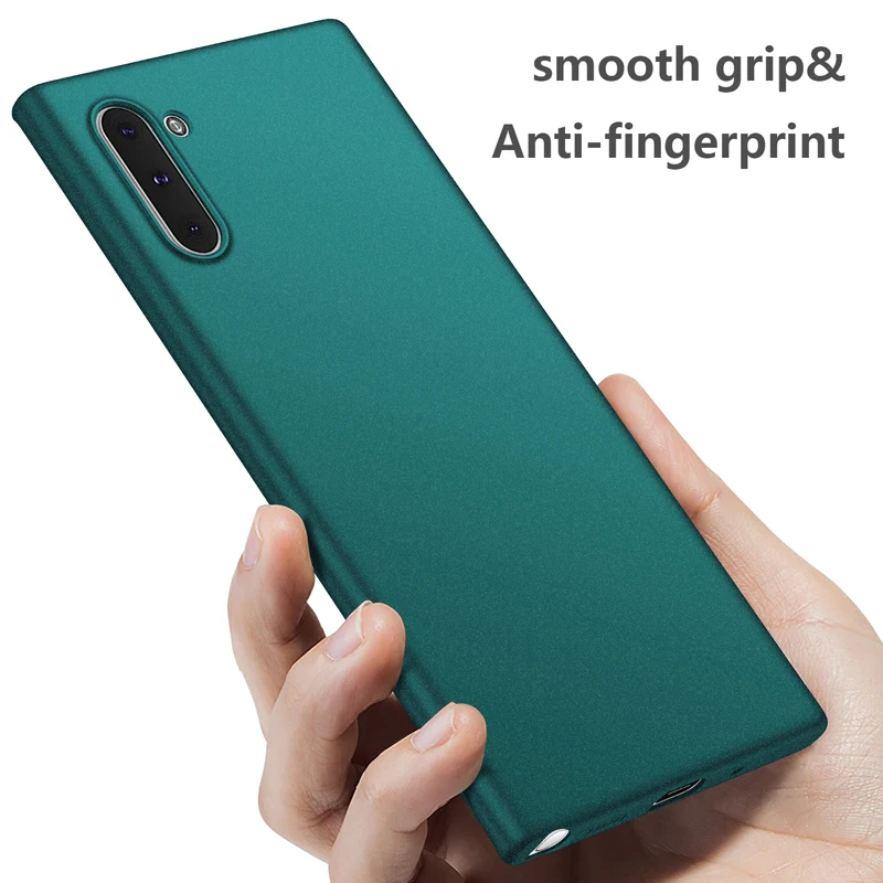 Чехол для samsung galaxy s10 plus Note 10 Ультратонкий Жесткий матовый защитный чехол из