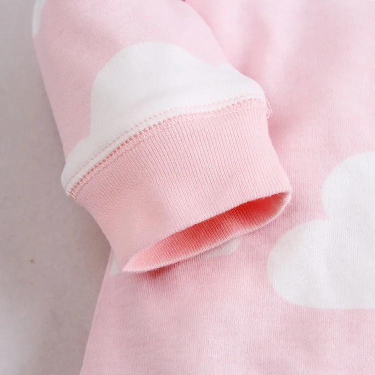 Новая Пижама для мальчиков и девочек брендовые Комбинезоны из 100% хлопка Одежда