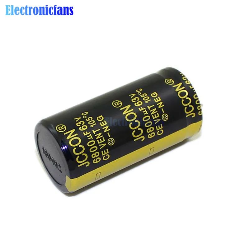 Diymore 63V 6800uF 25X50mm алюминиевый электролитический конденсатор Высокочастотный