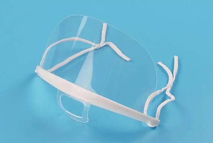 5 шт./лот прозрачная маска стоматологические врачи пластиковая еда гостиница