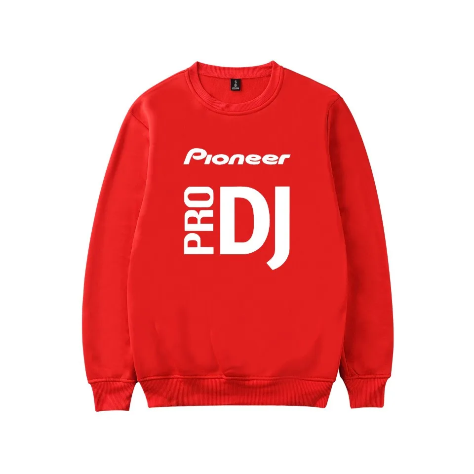 Свитшот pioneer Pro Dj унисекс модный уличный стиль в стиле хип хоп кофта без капюшона