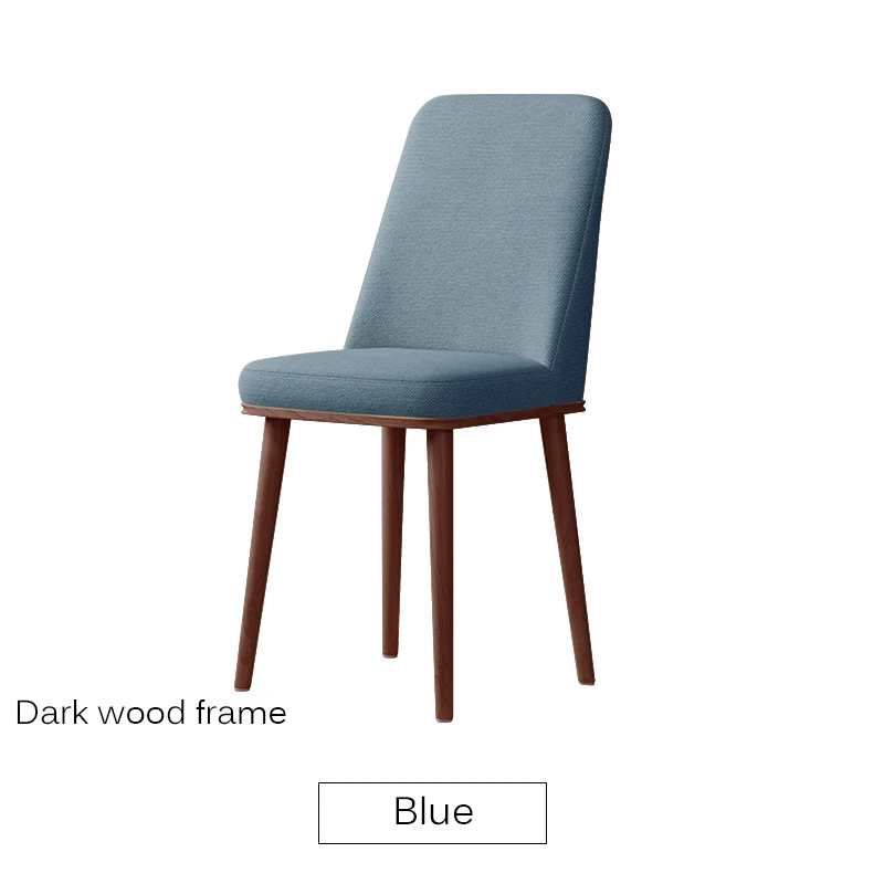 Wooden base Blue Скандинавский INS обеденный стул PU мода творческая современная в стиле минимализма мебель стол и стул Повседневный кофе офис домашний стул - Цвет: Wooden base Blue