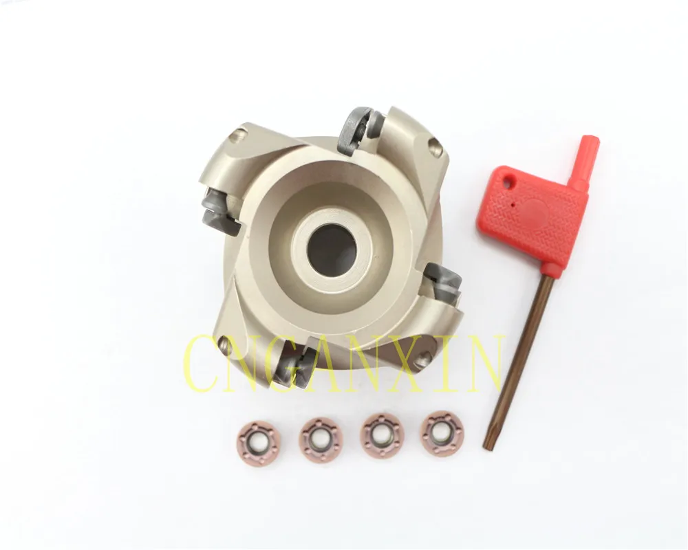 New 1P EMRW6R63-22-4T 4F lute Milling Cutter +4P RDMW1204MO 6320