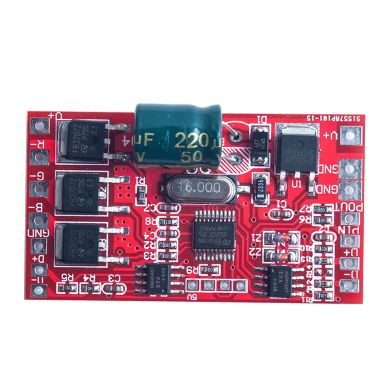 DM 1043 канала RGB DMX постоянное Напряжение Декодер контроллер Макс 4A * 3 выходной