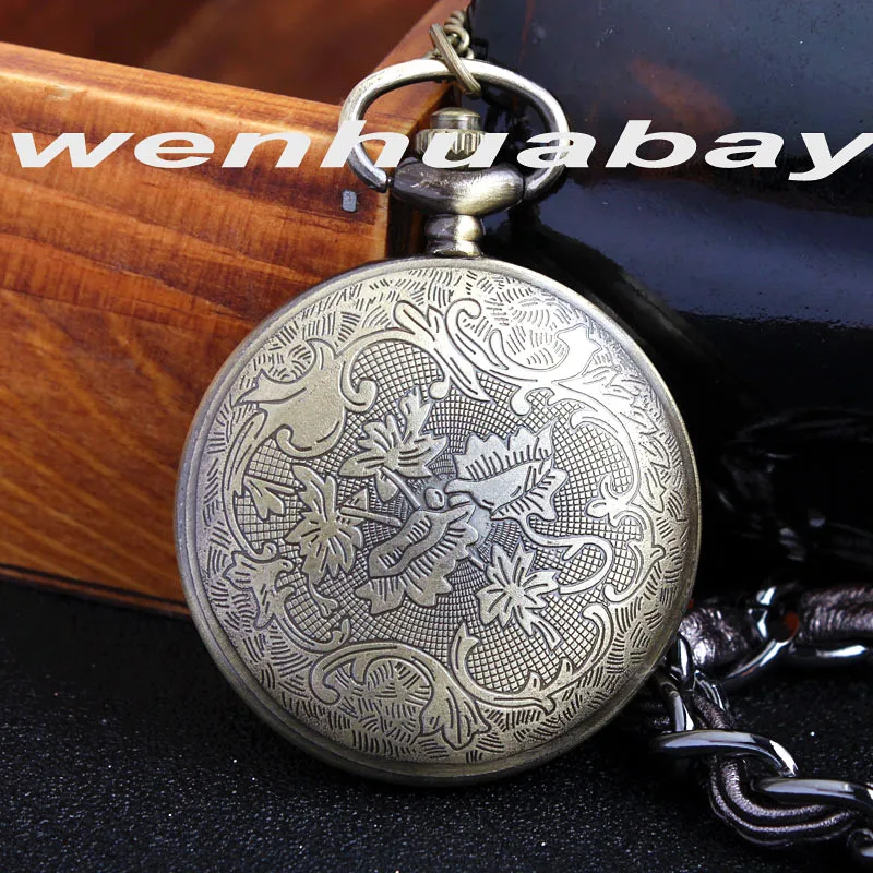 Значки СССР в стиле ретро бронза советский серп молот карманные часы цепочка с