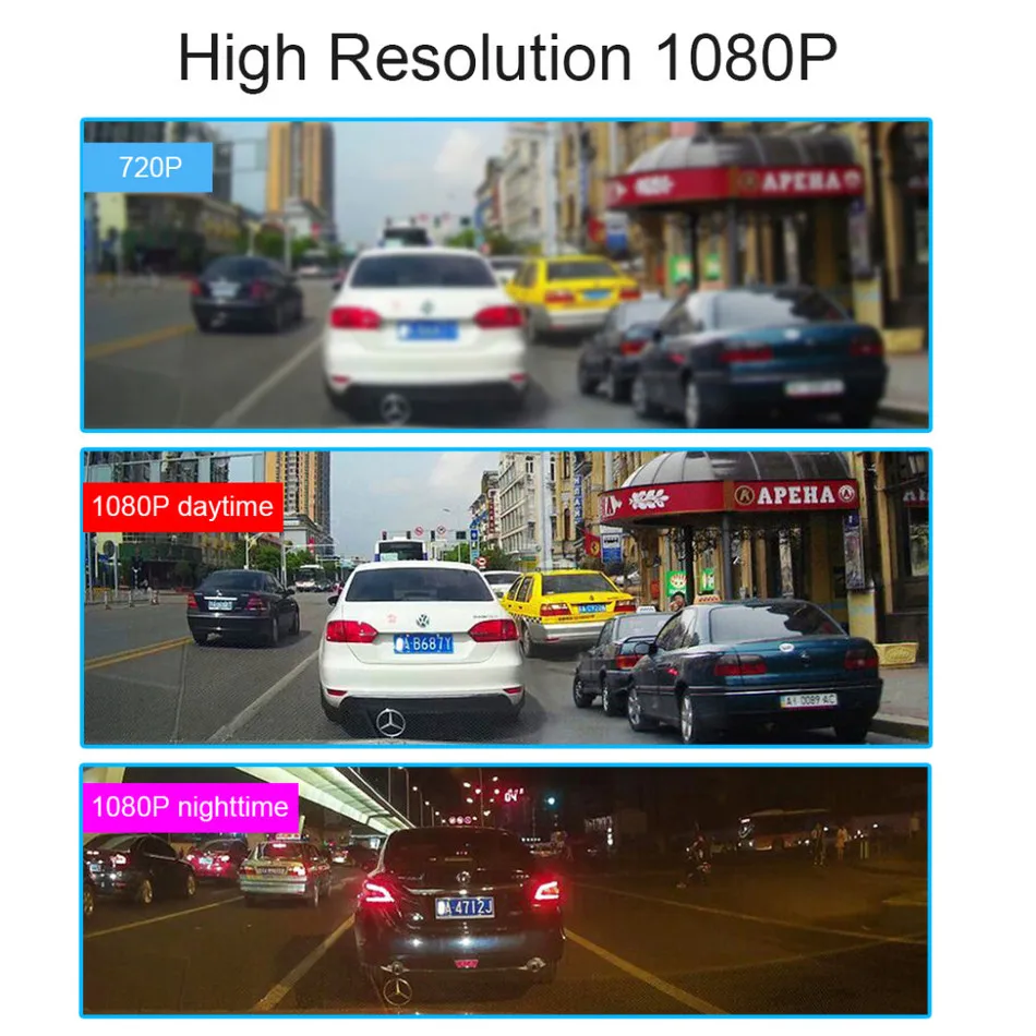 Carway F600 Автомобильный видеорегистратор 2," TFT lcd HD 1080P Двойная камера с поворотным объективом для вождения автомобиля Цифровая видеокамера ночного видения