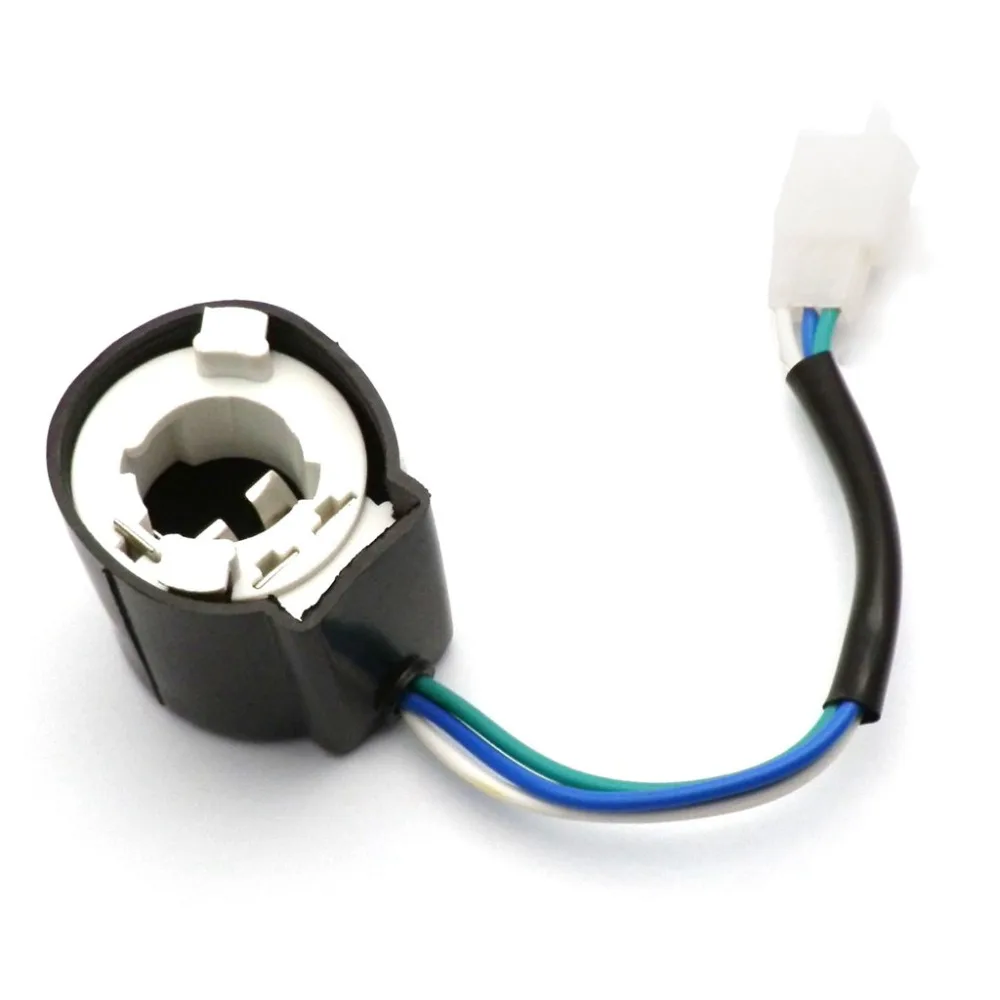 Headlight Bulb Socket Ignitor Wire BA20D for GY6 150cc Scooter