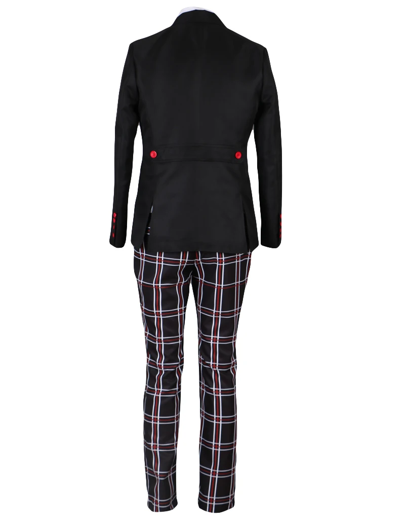 

Game Persona 5 Protagonist Akira Kurusu School Uniform Men Suits Halloween Party Blazer Outfit Full Set Cosplay Costumes