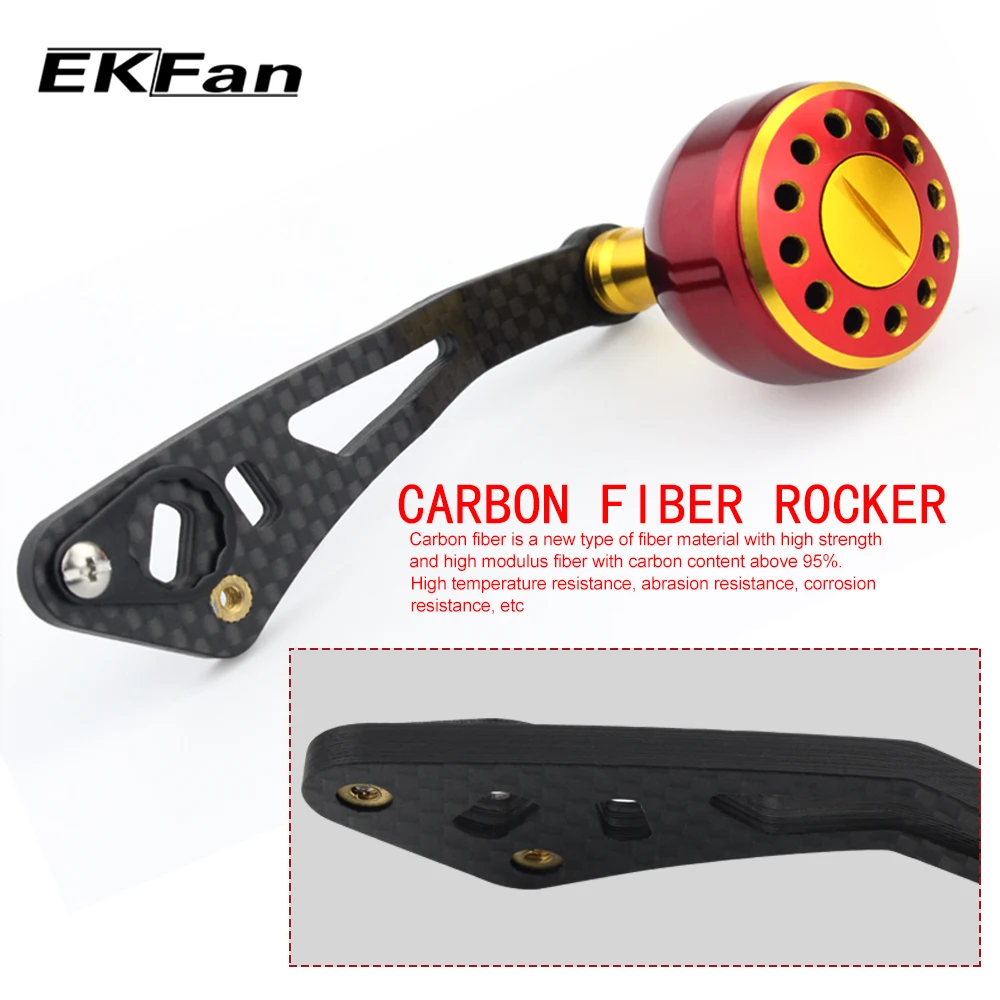 EKFan 7*4 мм и 8*5 отверстие Рыболовная катушка ручка металлическая диаметр 32 для