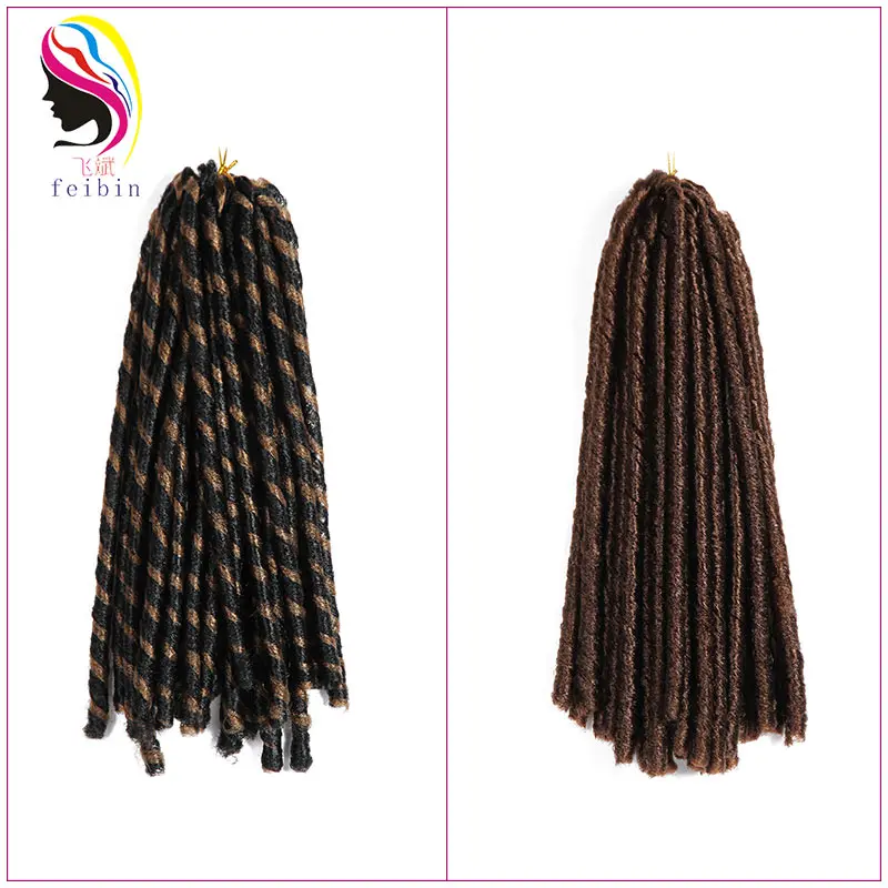 14 &quotискусственного Locs Косу Волосы Синтетические Крючком Сенегальский Twist