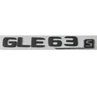Новый матовый черный ABS задний багажник Буквы Значки Эмблемы Наклейка для Mercedes Benz GLE63 AMG S 17-19