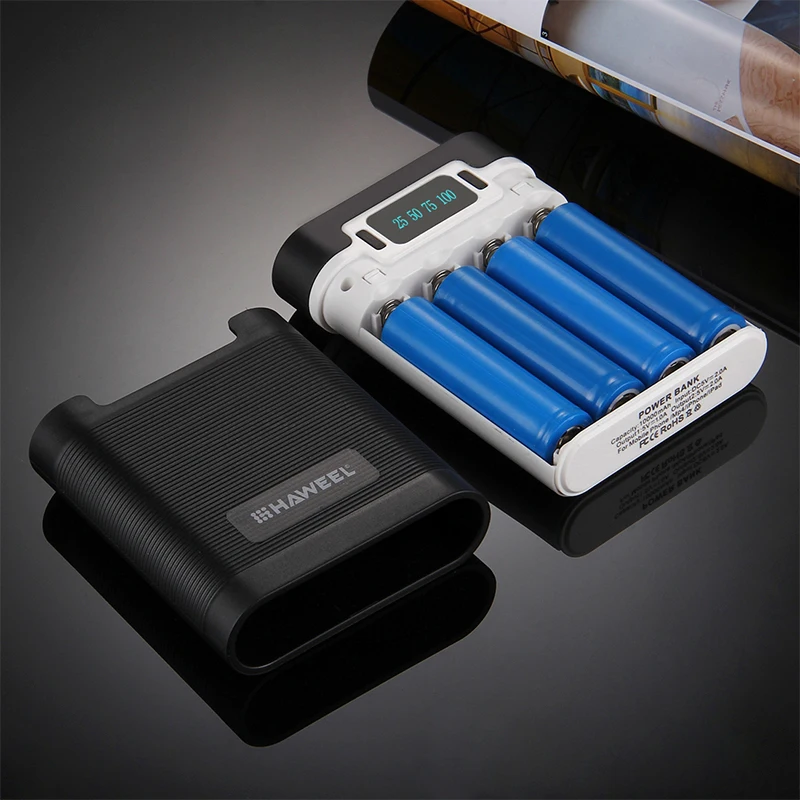 4*18650 USB внешний аккумулятор зарядное устройство чехол DIY коробка для iPhone