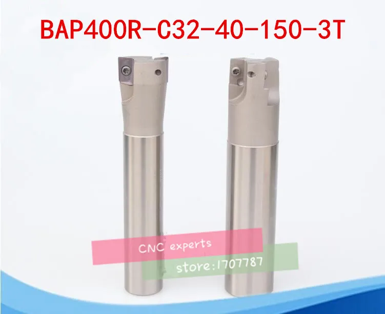 

Free Shopping BAP 400R C32-40-150 Indexable Face Mill Holder Dia 40mm L=150mm Milling Cutter Inserts Holder CNC Mill Tool Holder