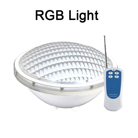 HOTOOK подводный светильник s RGB Par56 Светодиодный светильник для бассейна IP68 лампа 24 Вт Удаленная линейная ниша для пруда фонтана аквариума - Испускаемый цвет: 24W RGB Light