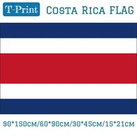 3x5ft banners 90150cm6090cm4060cm republic of costa rica national flag 1521cm hand flag