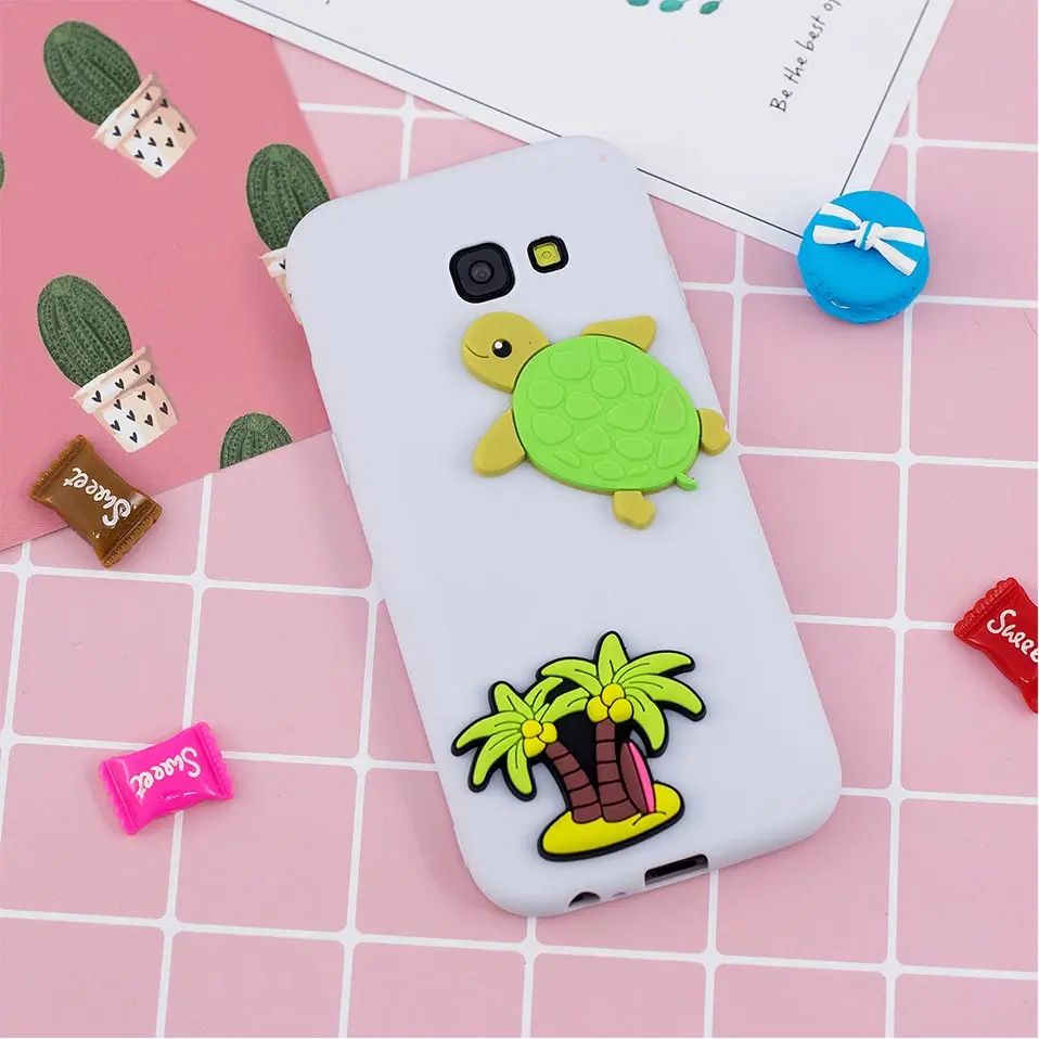 Silicone phone For Samsung A8 A6 Phone Case Plus A3 A5 A7 2017 Funda Drop-proof Back Covers |