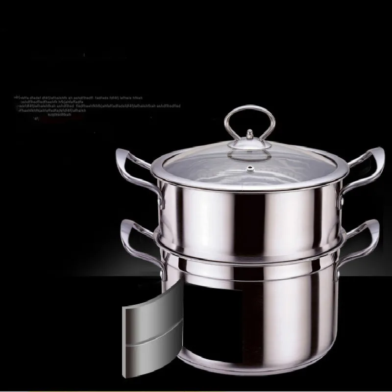 Кухонные инструменты для приготовления пищи двойной суп Пароварка толстые из