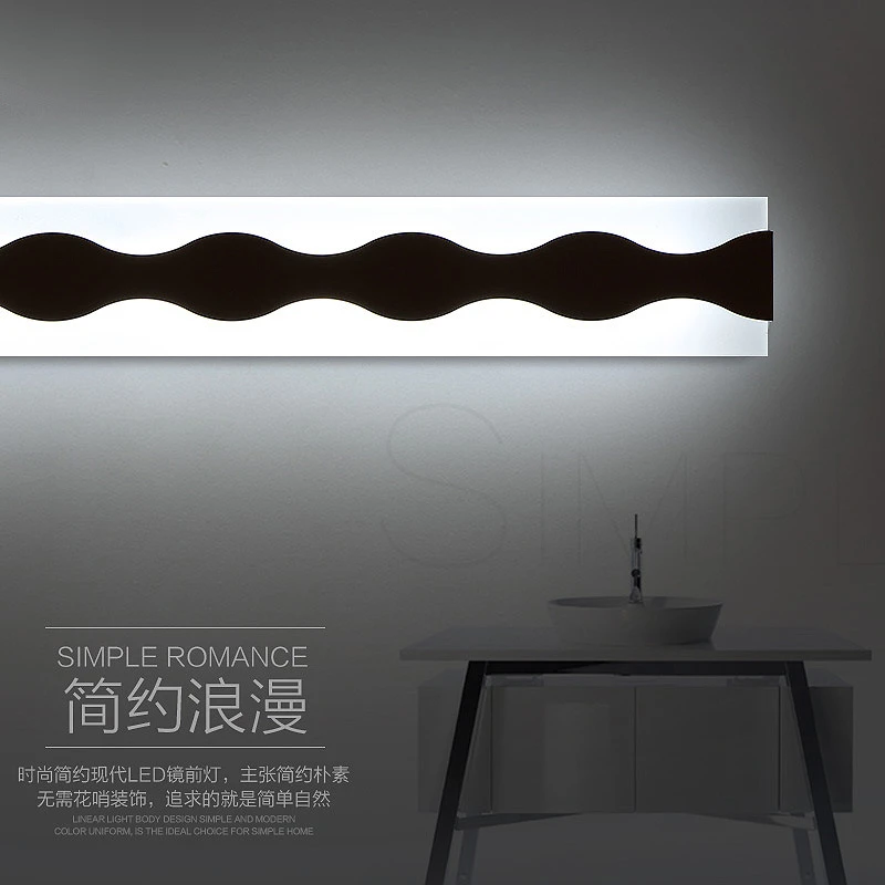 Современный светодиодный настенный светильник для гостиной ванной комнаты