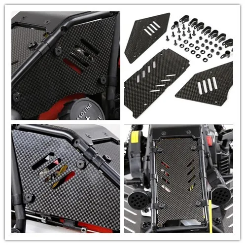 1/5 Baja 5B HPI ROVAN KM Багги украшения Deco из углеродного волокна корпус окна лобовое