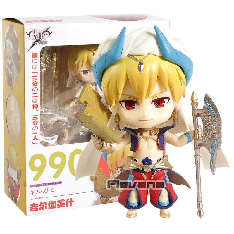 990 box Nendoroid 990 Fate/Grand Order Кастер Gilgamesh ПВХ фигурка Коллекционная модель игрушки - Цвет: 990 box