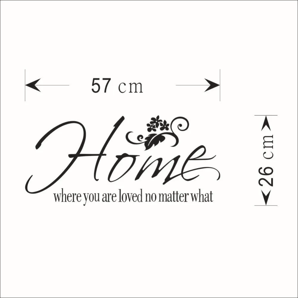 Домашняя где вы семья домашняя настенная наклейка шкаф сделай сам декоративная