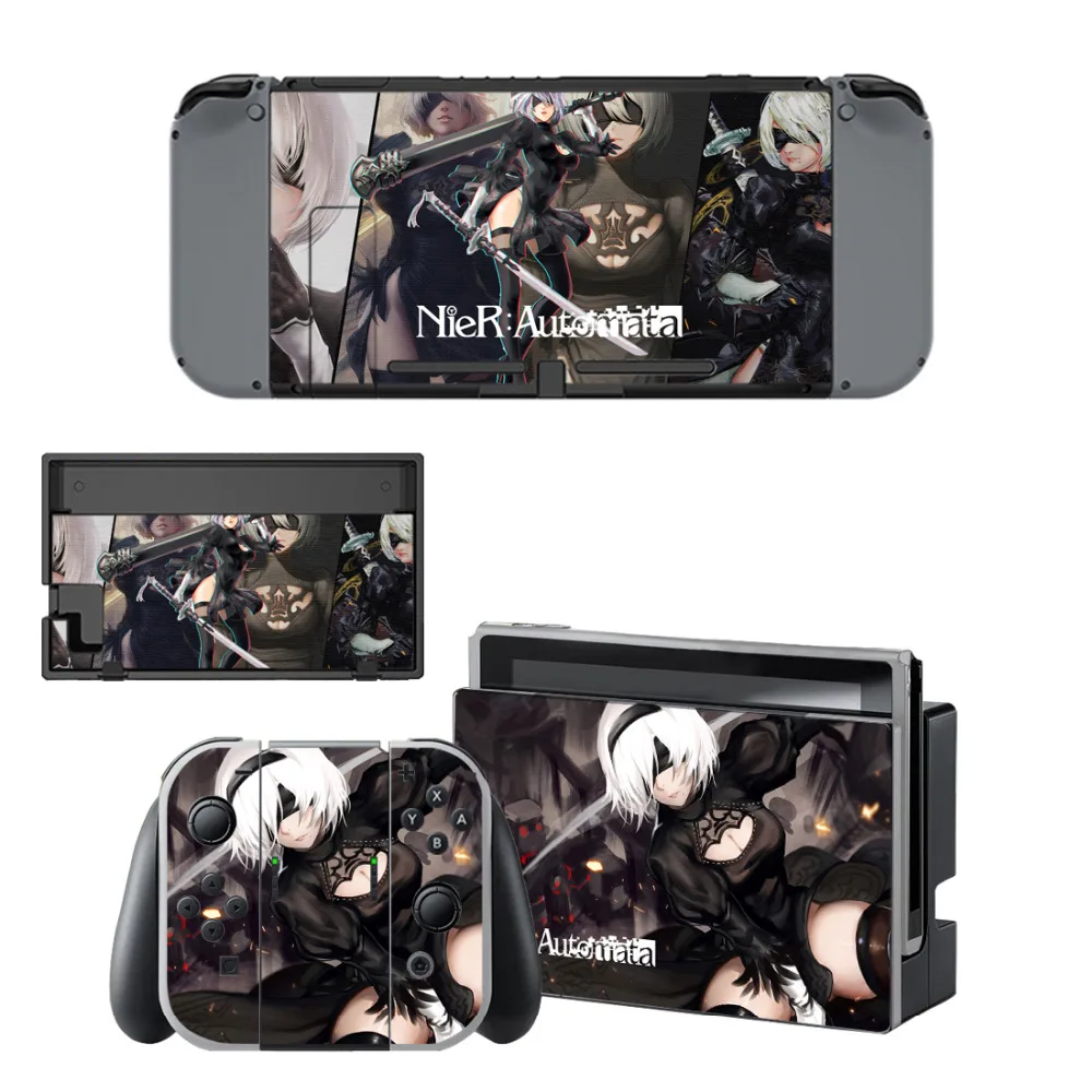 Наклейка игровая NieR Automata наклейка для консоли Nintendo Switch и контроллера NS защитный