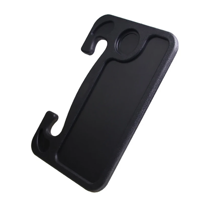 Black 1pc Автомобильный стол для ноутбука, компьютерный стол, крепится на руль, универсальный портативный Рабочий держатель для напитков, поднос для сиденья, подставка для авто, аксессуары - Название цвета: Black 1pc