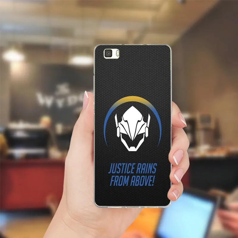 Overwatchs герой OW Арт Мягкие ТПУ кремния телефон чехлы для huawei P8 P9 P10 Lite Коврики 10 Pro Y3 Y5