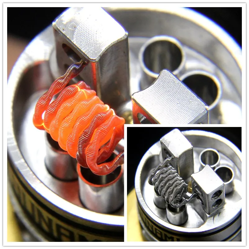 Плавленая катушка Clapton 8 в 1 готовые катушки Alien Mix скрученные плоские Hive Quad A1