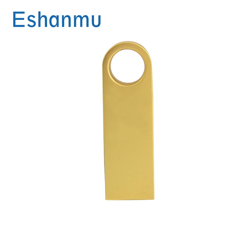 gold Eshanmu лучший выбор индивидуальный логотип флеш-диск USB 2,0 2 ГБ 4 ГБ 8 ГБ 16 ГБ 32 Гб флешки u диск карта памяти 10 шт./лот - Цвет: gold