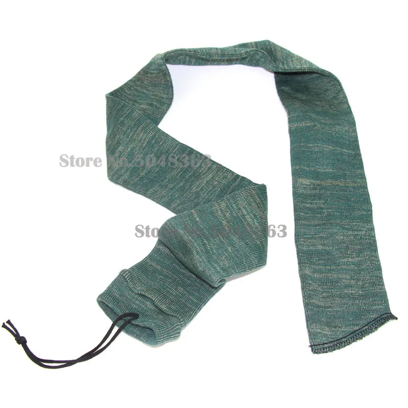 

54" Rifle Gun Sock Polyester Silicone Treated Moistureproof Sleeve Pistol Airsoft Storage Sleeve Knit Hunting Accessory 2pcs/Lot