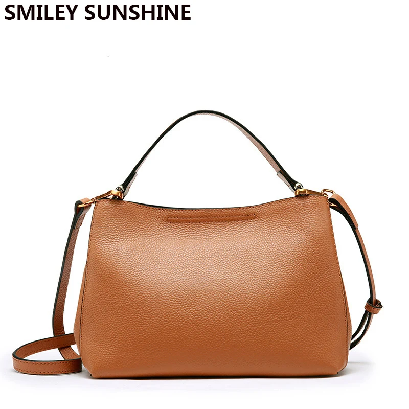 SMILEY SUNSHINE Сумка-Кроссбоди из натуральной кожи для женщин роскошные сумки женские сумки дизайнерские маленькие дамские сумки-мессенджеры
