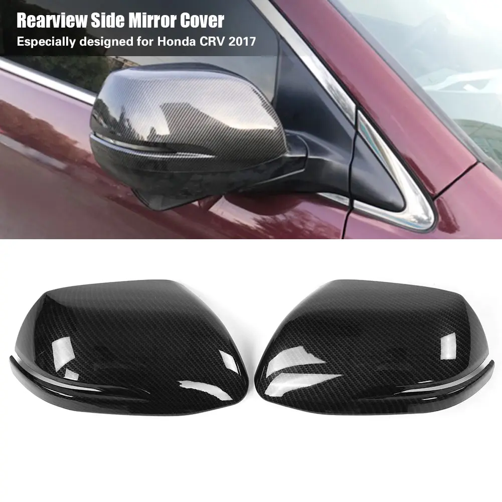 

For Honda CRV 2017 Car styling back rear view Rearview Side Door Mirror Cover stick trim frame part 2pcs