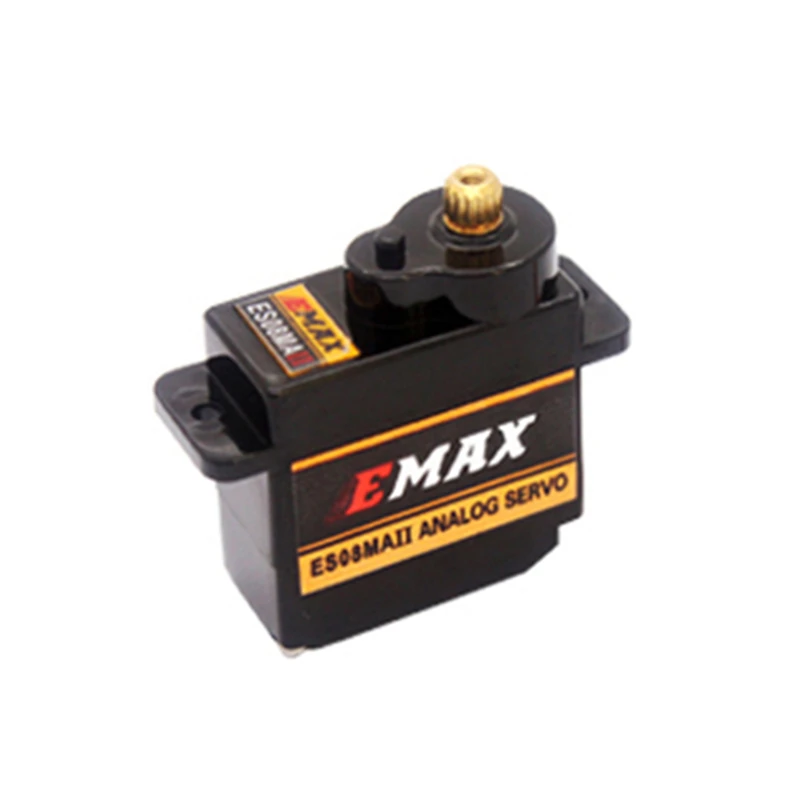 1 шт. EMAX ES08MA II Mini металлическая Шестерня Аналоговый сервопривод 12 г/2 0 кг/0 сек Mg90S