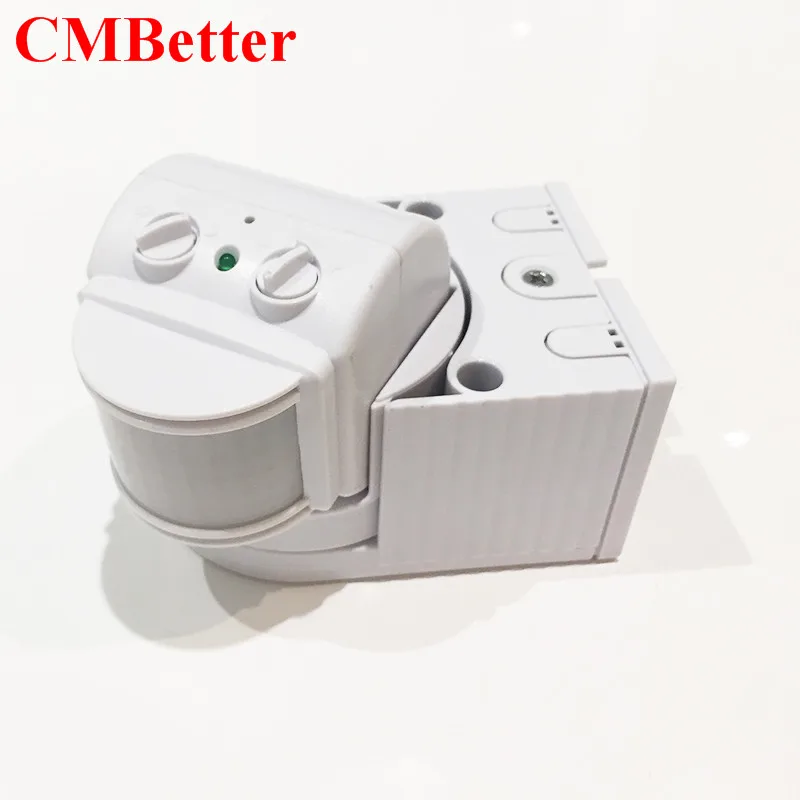 CMBetter, Высокочувствительный инфракрасный датчик движения, ИК-датчик движения, светильник, переключатель переменного тока, 220-240 В, Настенный PIR переключатель, детектор